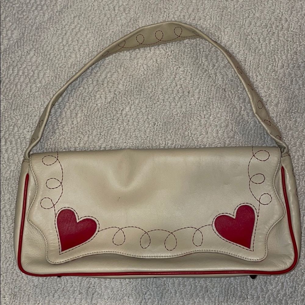World According to Jess fun leather bag